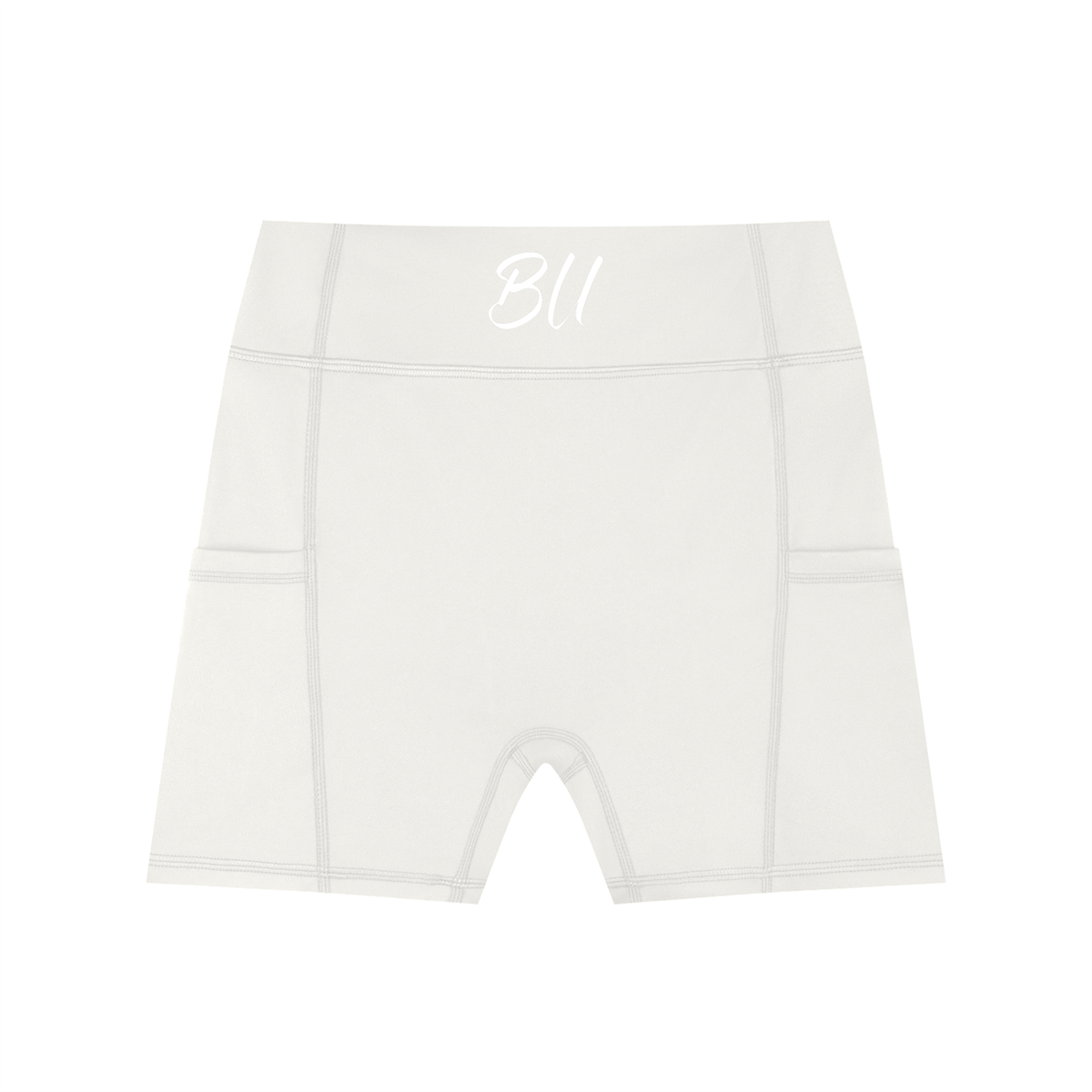 Women's High-Waisted Pocket Biker Shorts