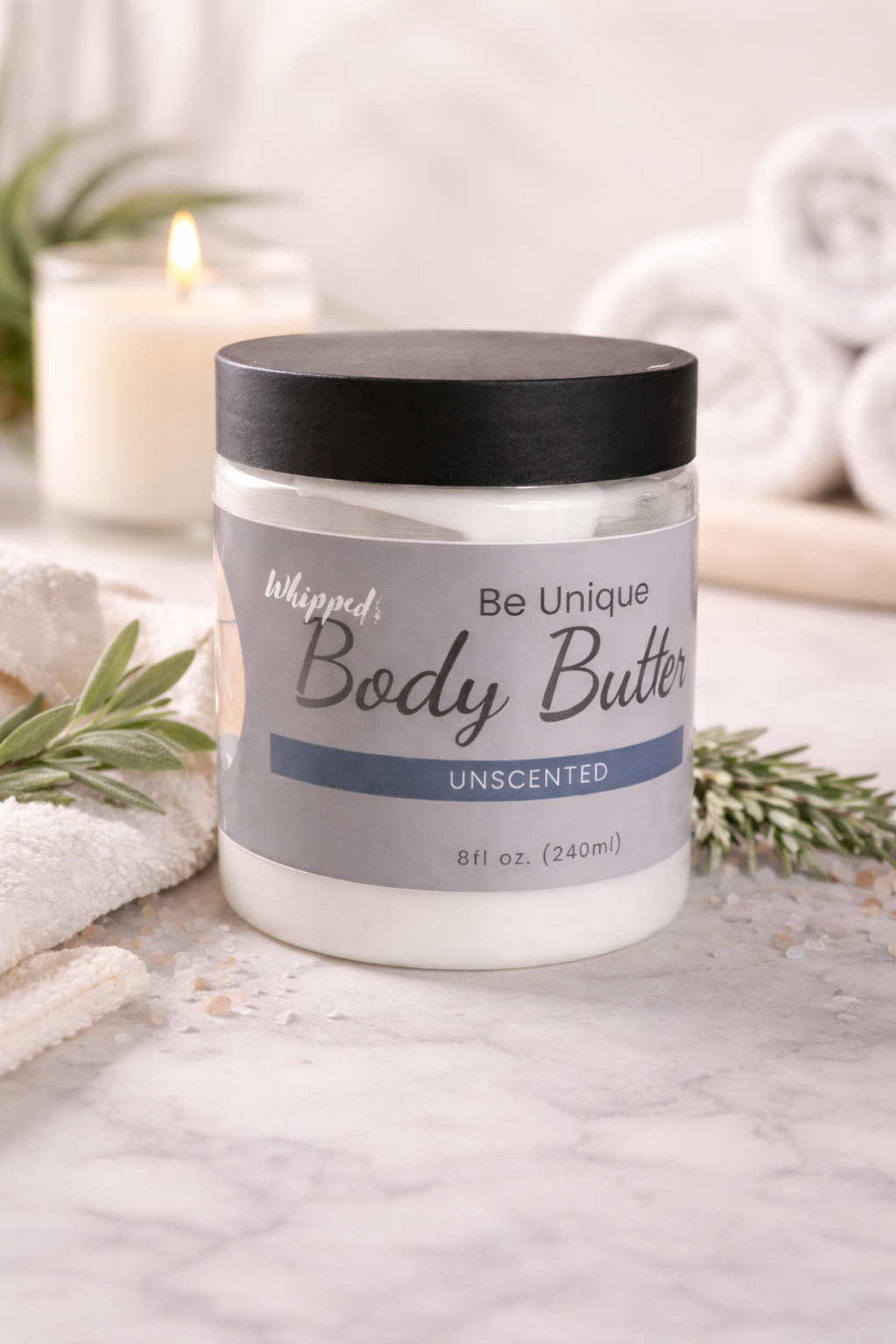 Unscented Whipped Body Butter “Self-care that lets you Be Scented. Be Seen. Be Unique.”