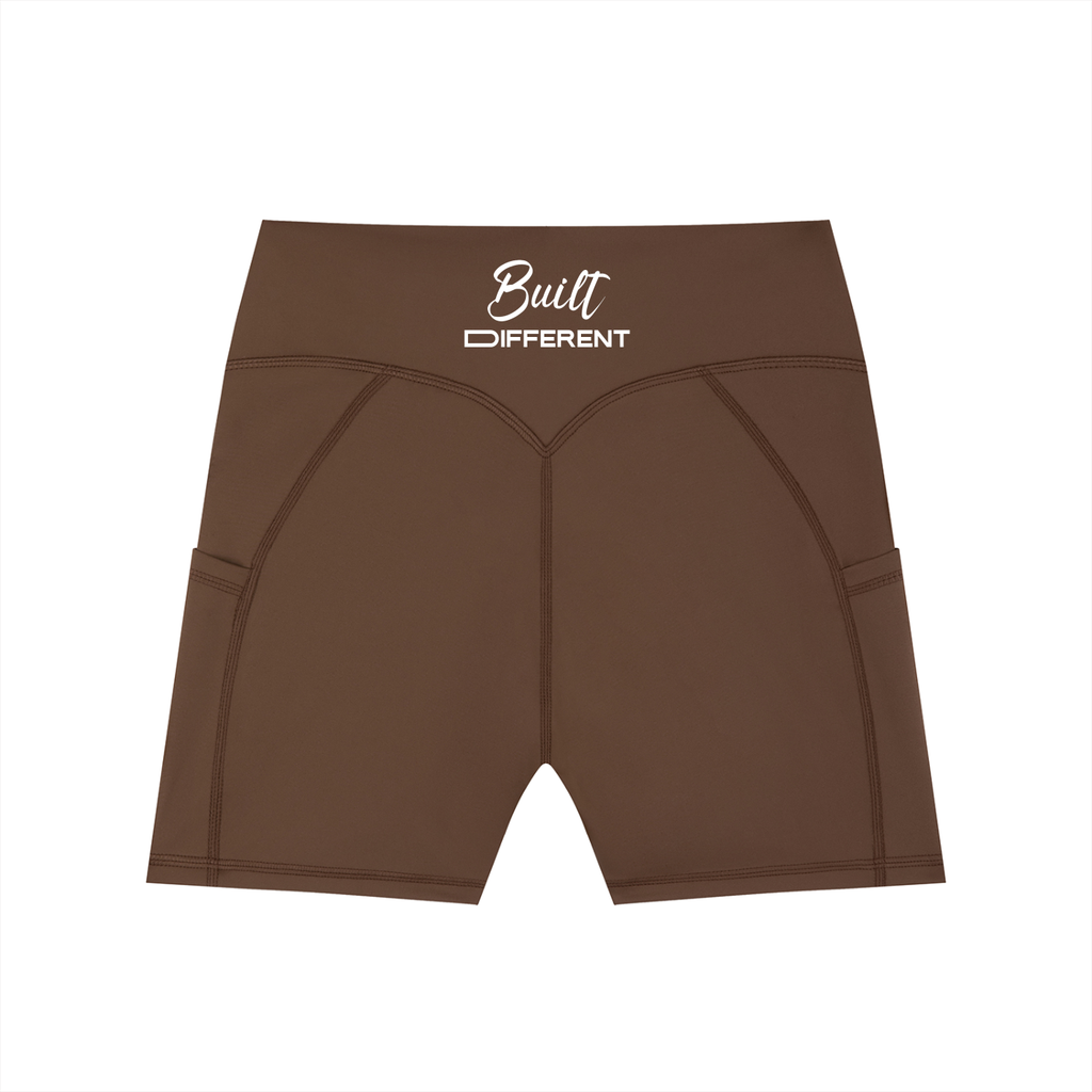 Women's High-Waisted Pocket Biker Shorts