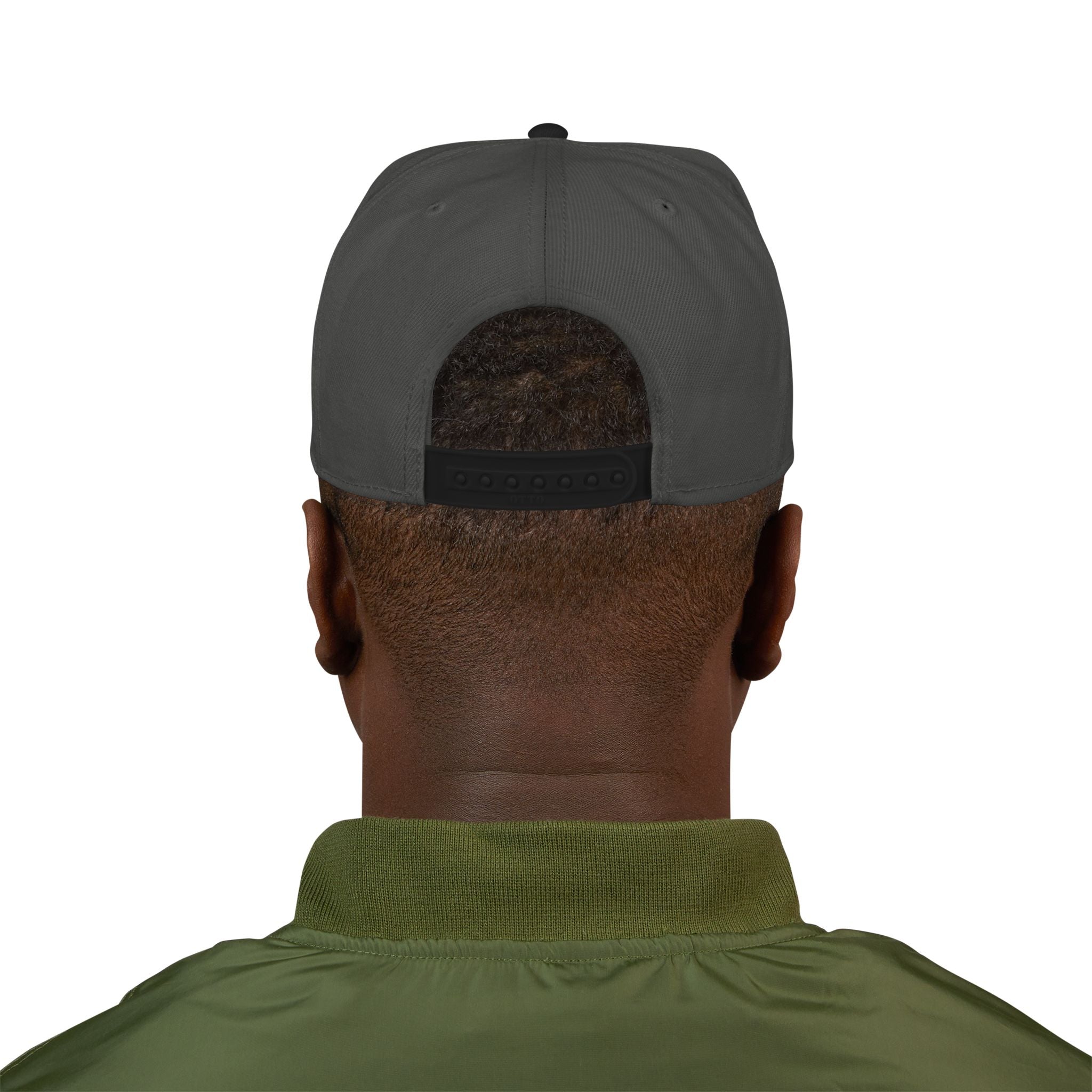 Snapback Hat - 'Built Different' Embroidered Flat Brim Cap