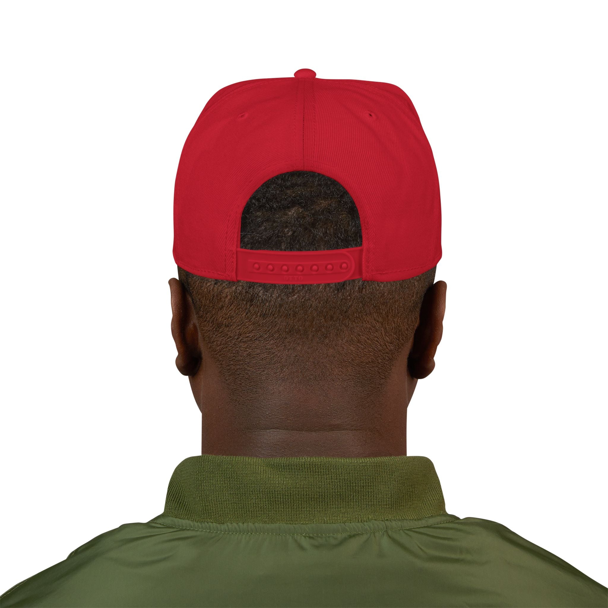 Snapback Hat - 'Built Different' Embroidered Flat Brim Cap