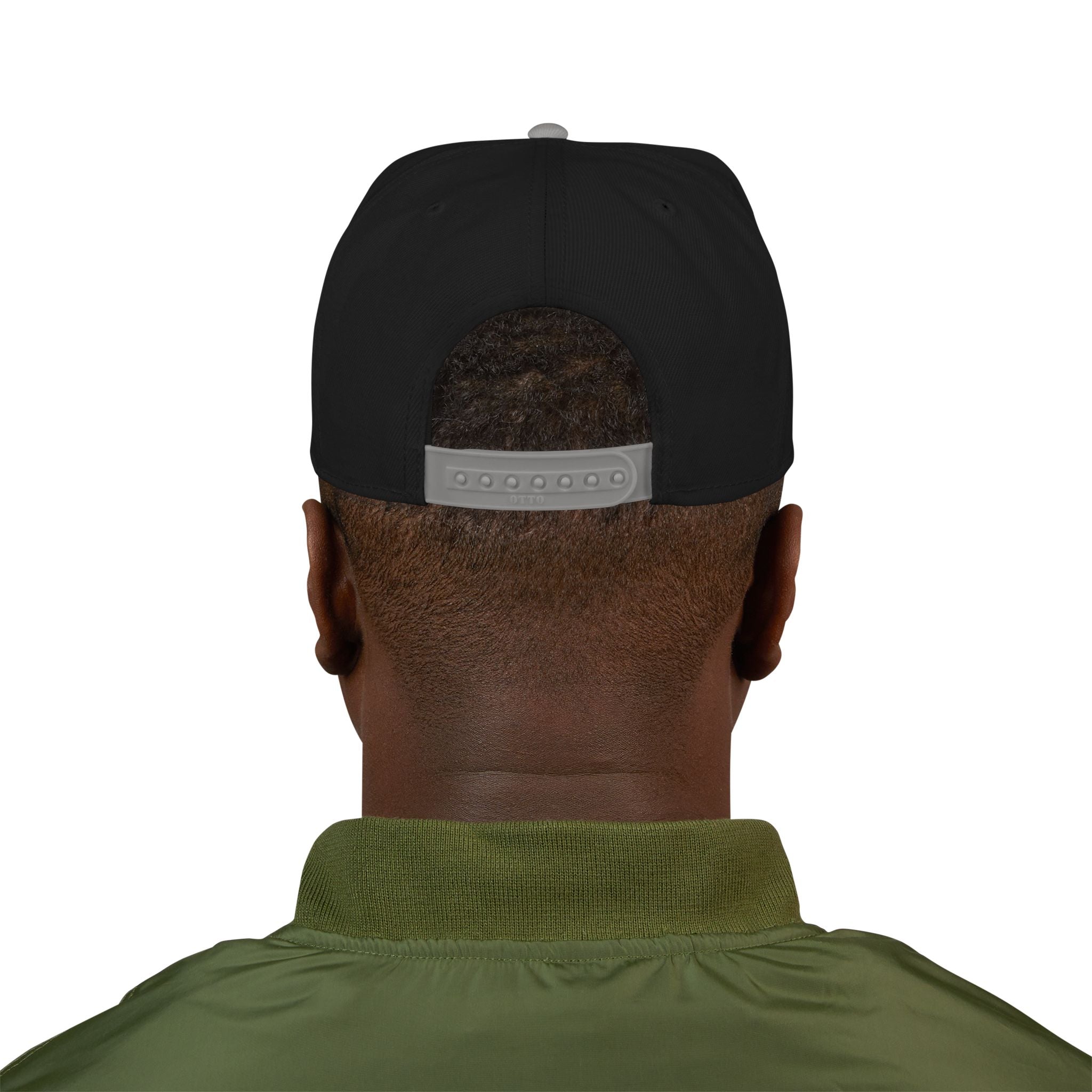 Snapback Hat - 'Built Different' Embroidered Flat Brim Cap