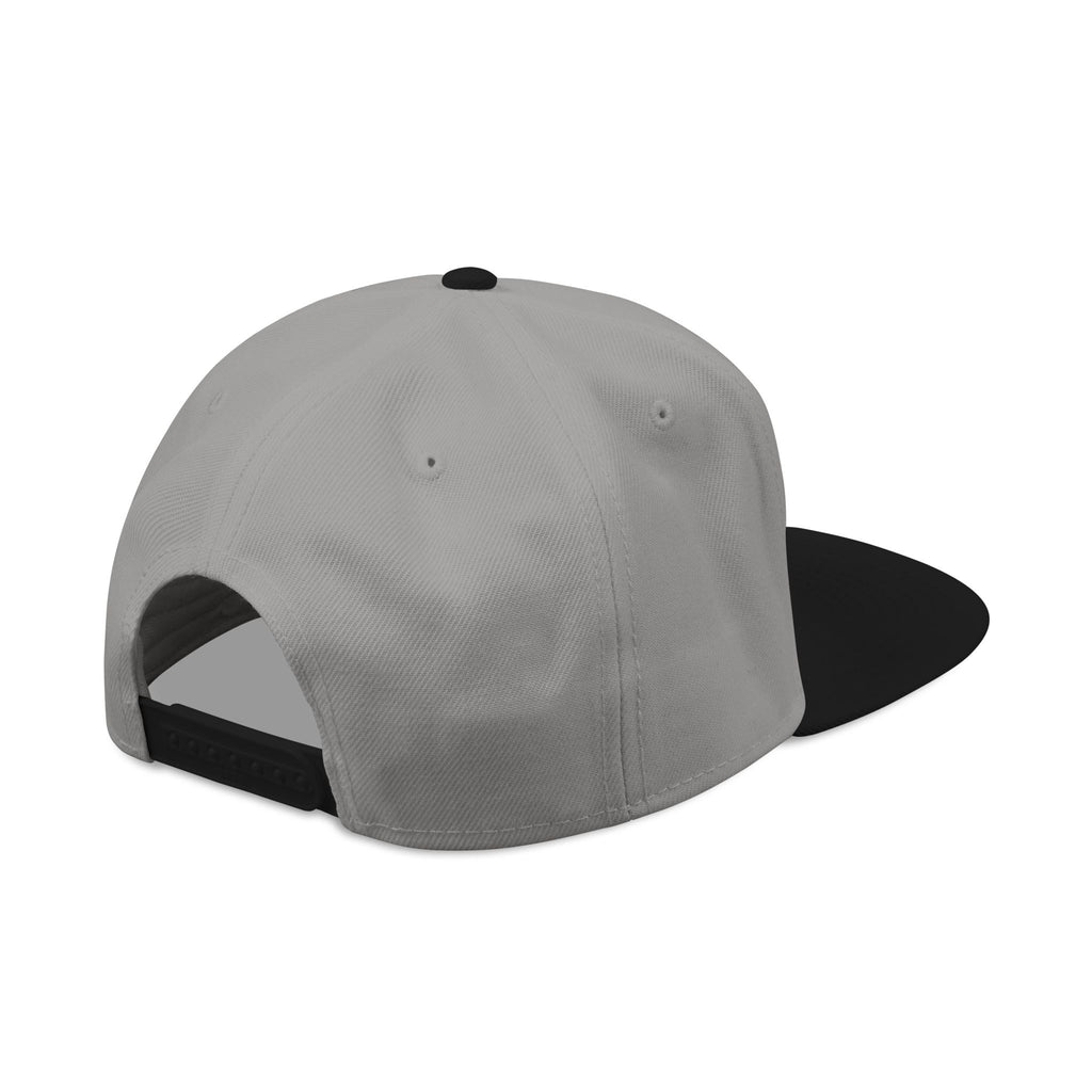 Snapback Hat - 'Built Different' Embroidered Flat Brim Cap