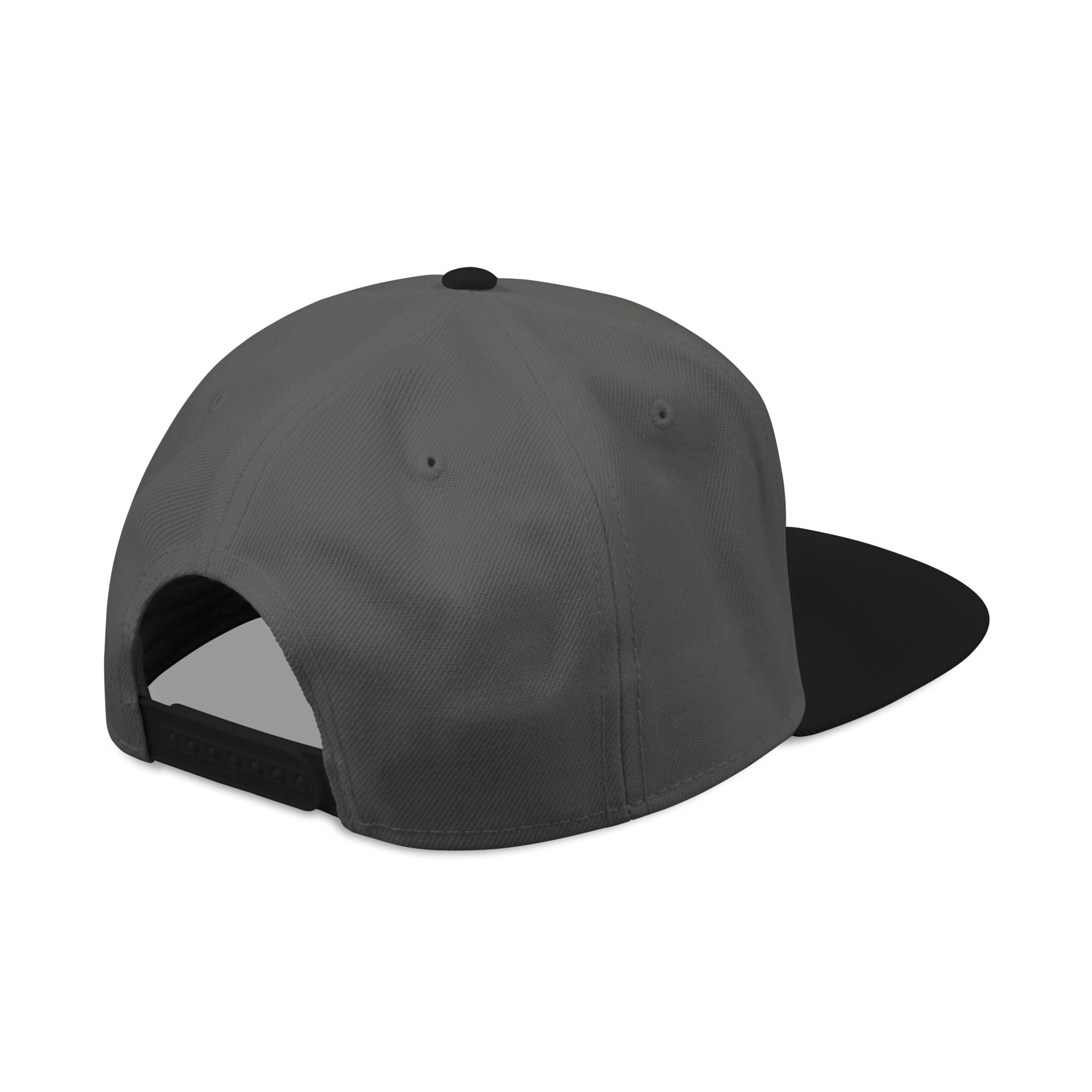 Snapback Hat - 'Built Different' Embroidered Flat Brim Cap