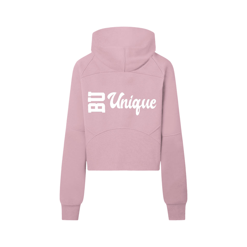 Cropped Half-Zip Hoodie