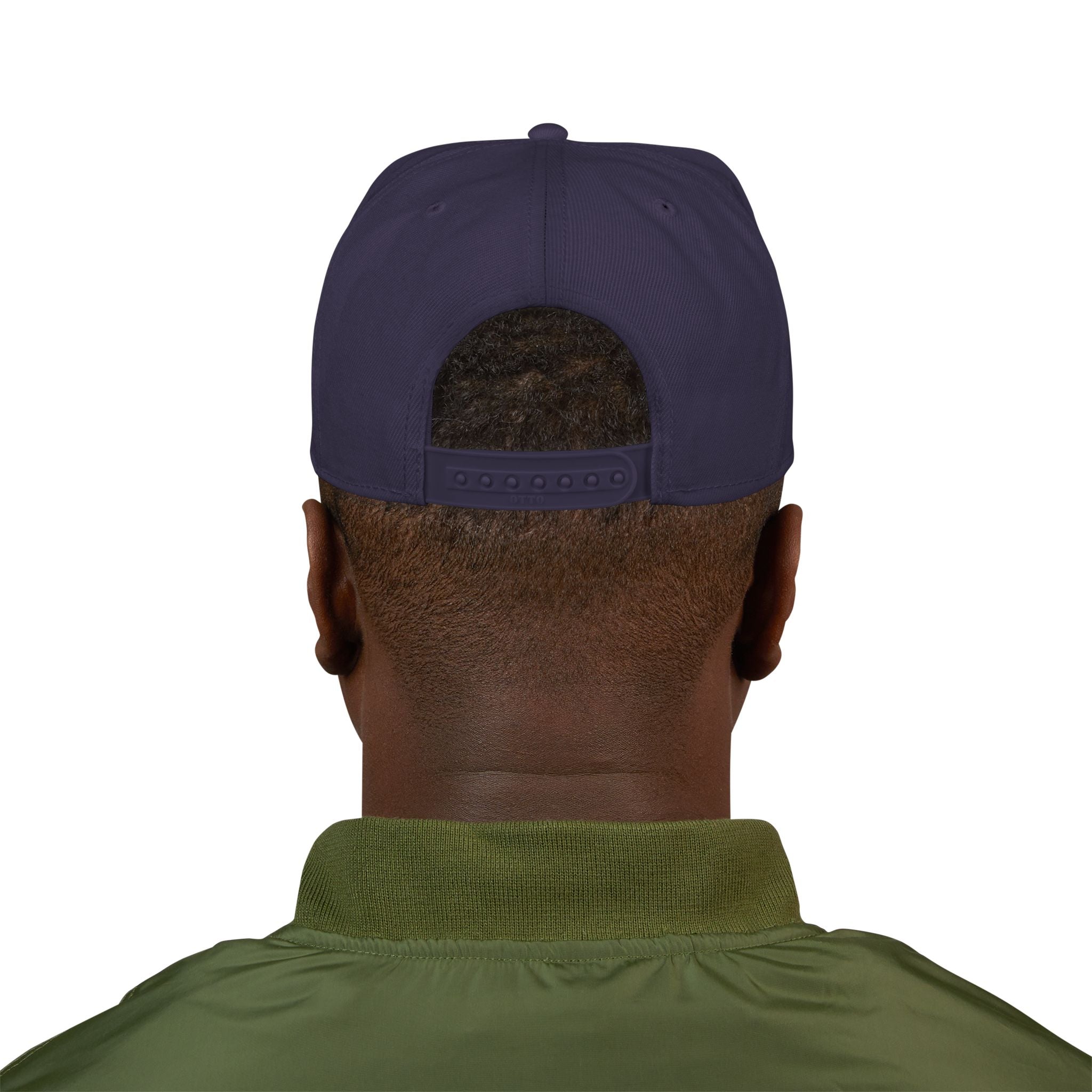 Snapback Hat - 'Built Different' Embroidered Flat Brim Cap