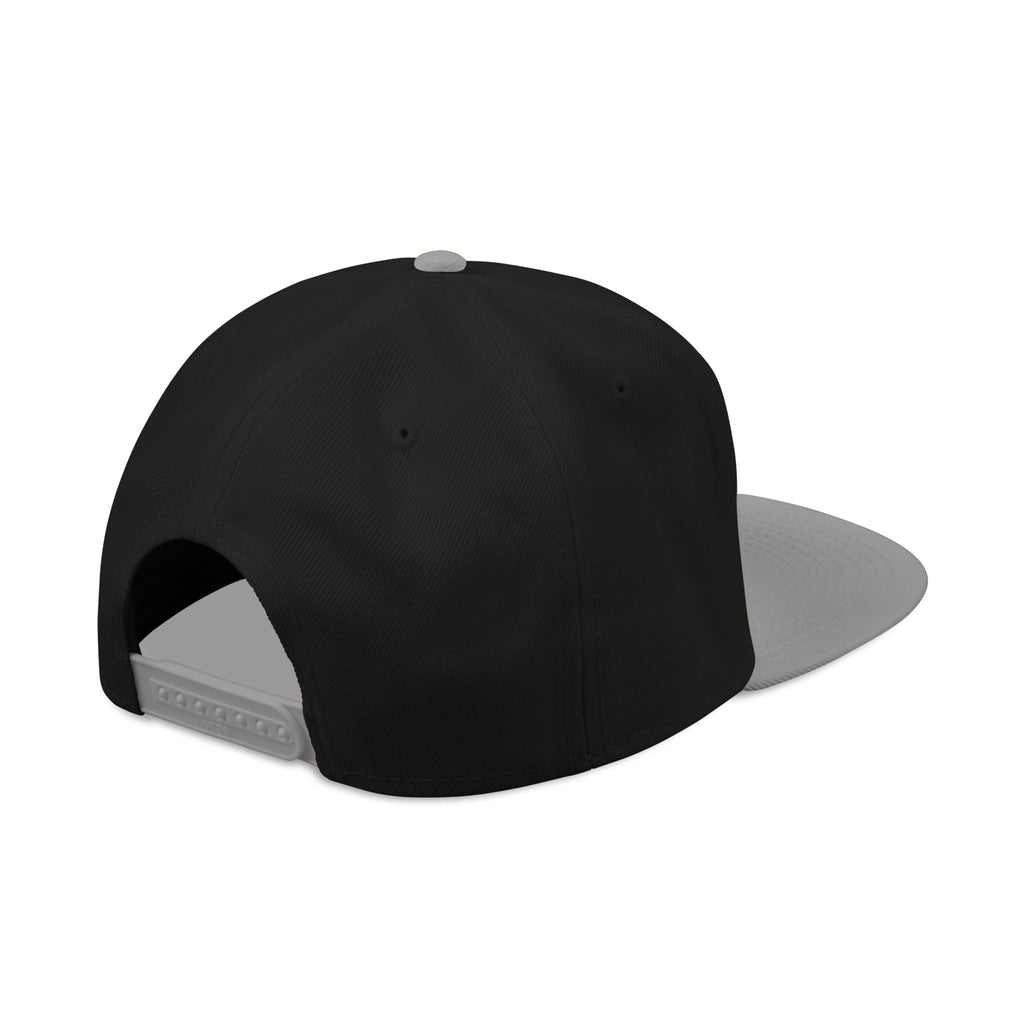 Snapback Hat - 'Built Different' Embroidered Flat Brim Cap