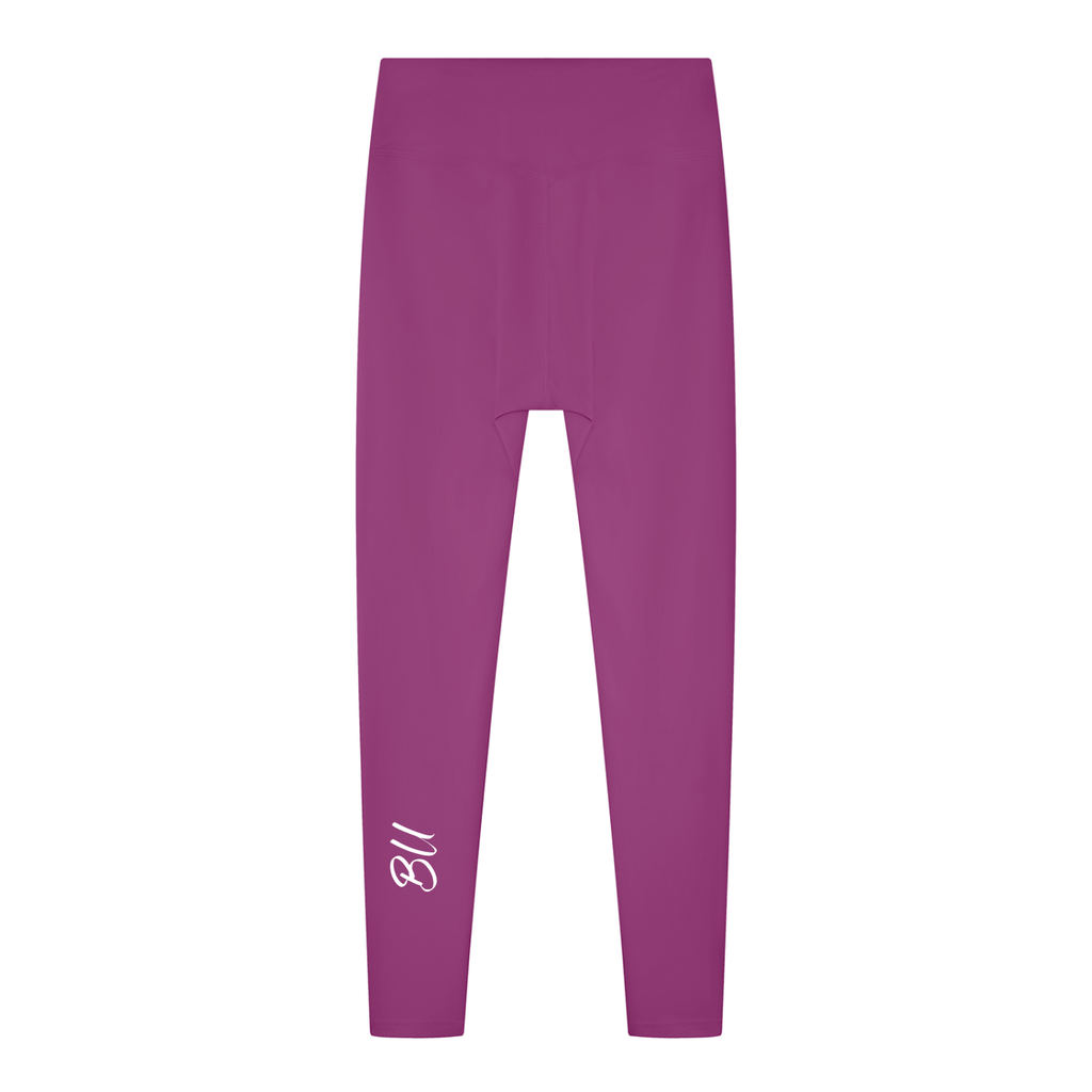 Women's Solid High Rise Leggings