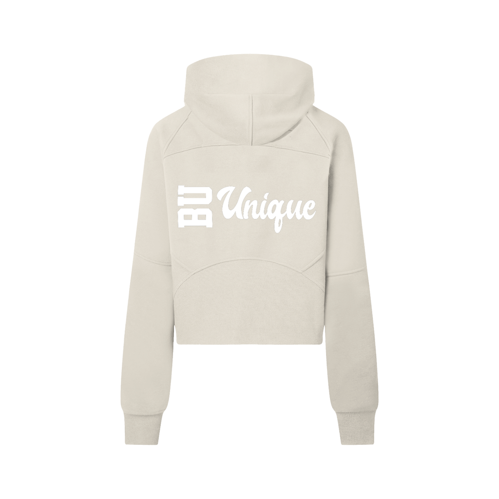 Cropped Half-Zip Hoodie