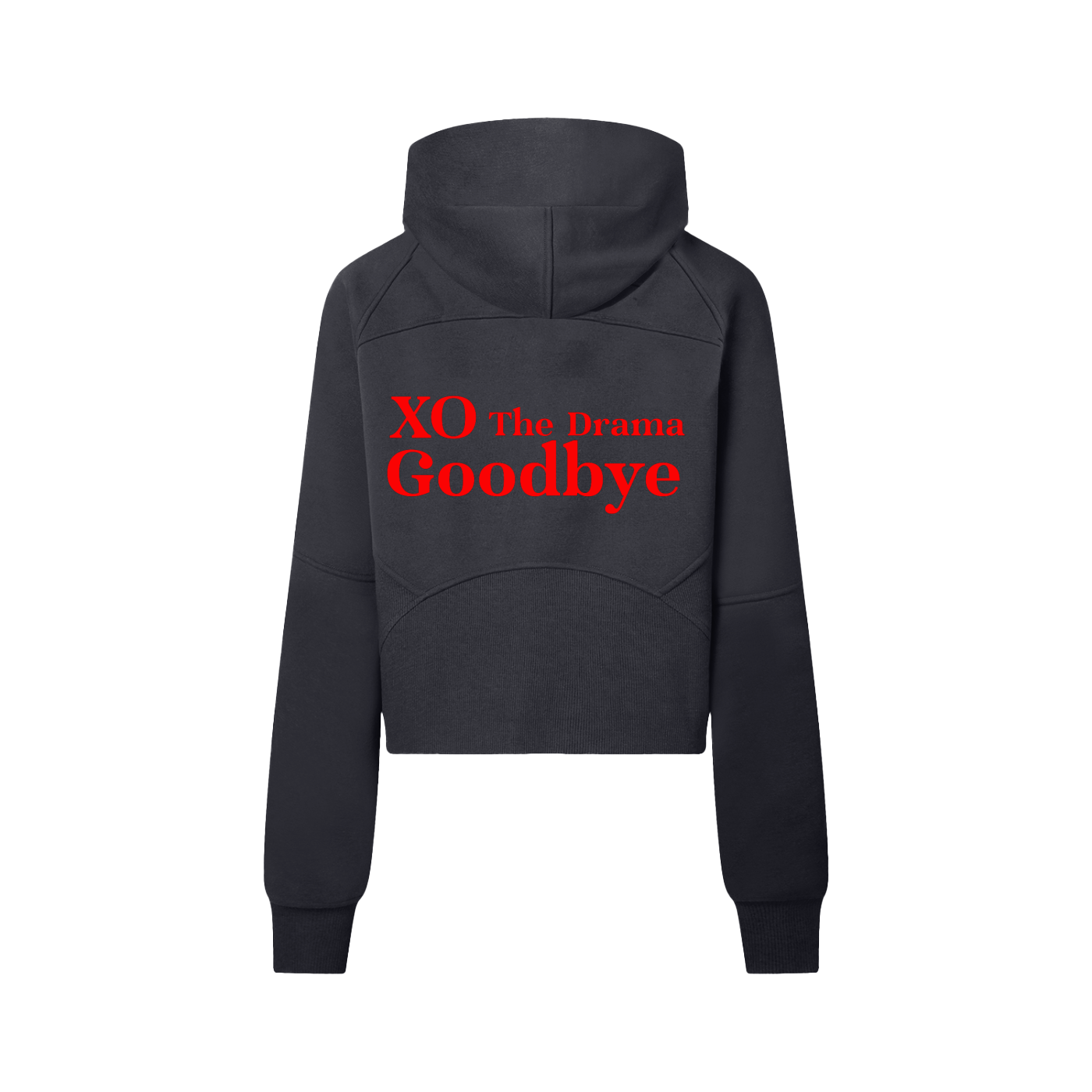 Cropped Half-Zip Hoodie