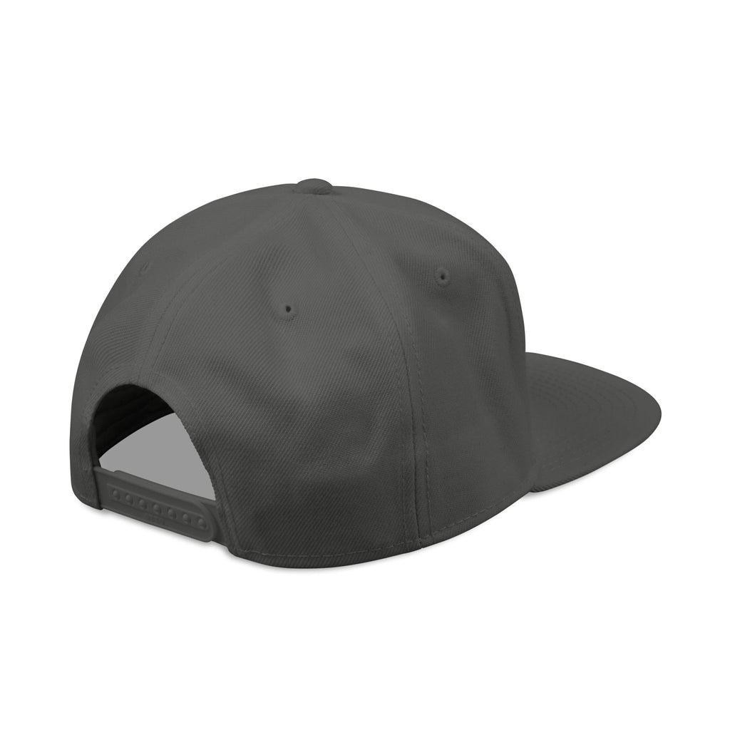 Snapback Hat - 'Built Different' Embroidered Flat Brim Cap