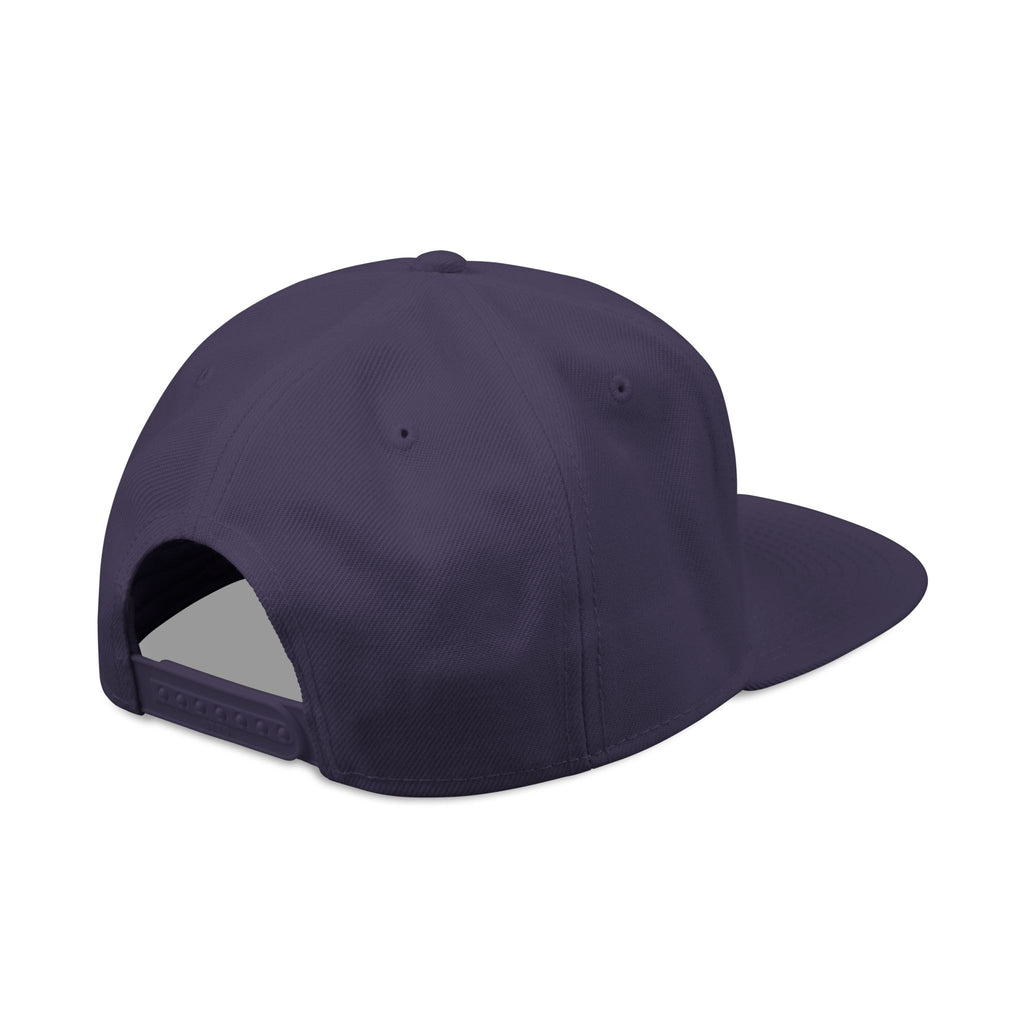 Snapback Hat - 'Built Different' Embroidered Flat Brim Cap