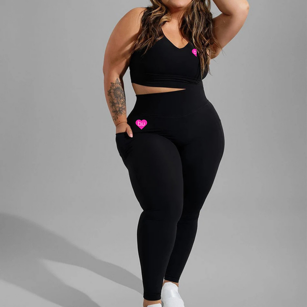 Be Unique Plus Size Women Fitness  Workout Sets