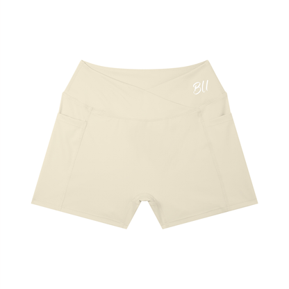 Women’s High Rise Pocket Yoga Shorts