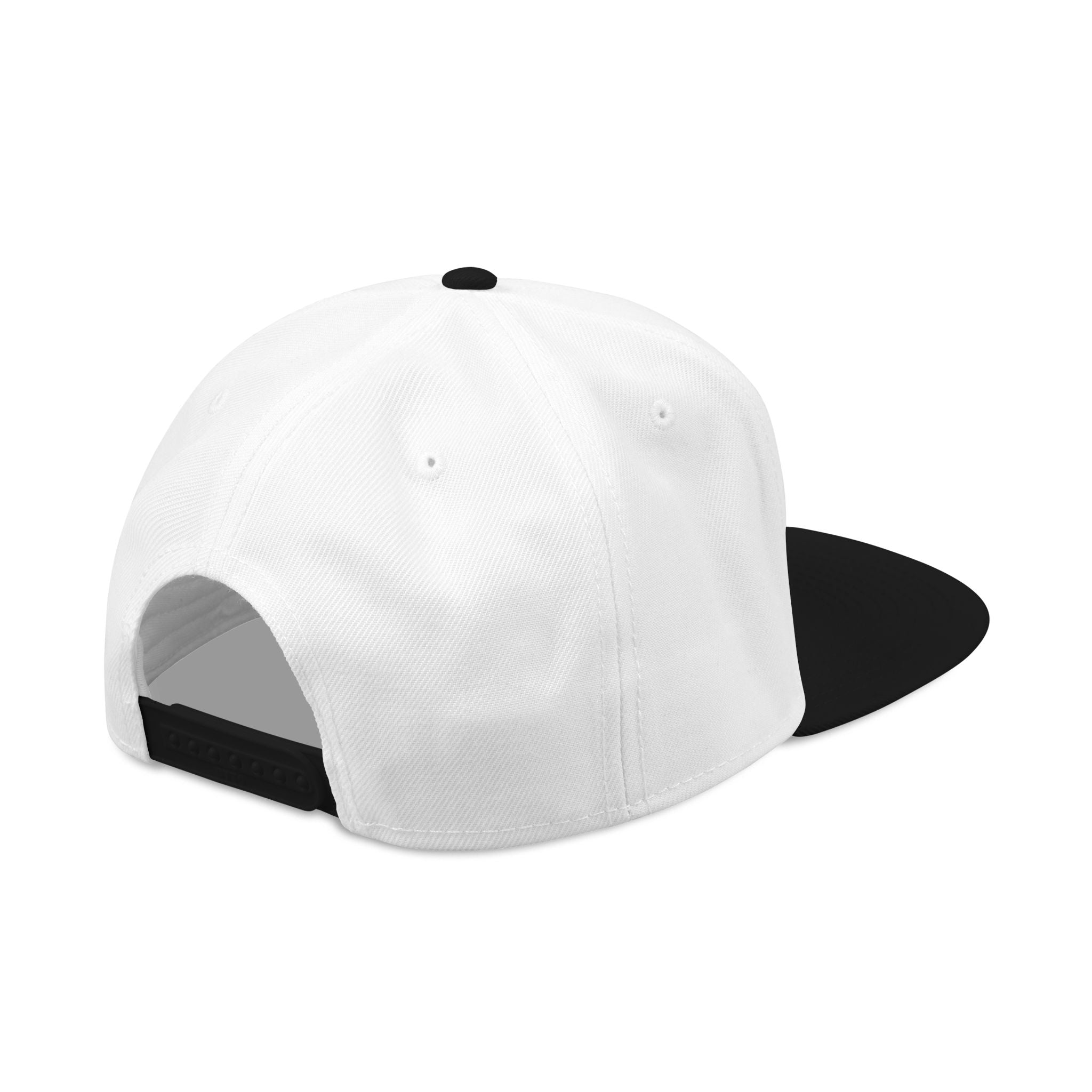 Snapback Hat - 'Built Different' Embroidered Flat Brim Cap
