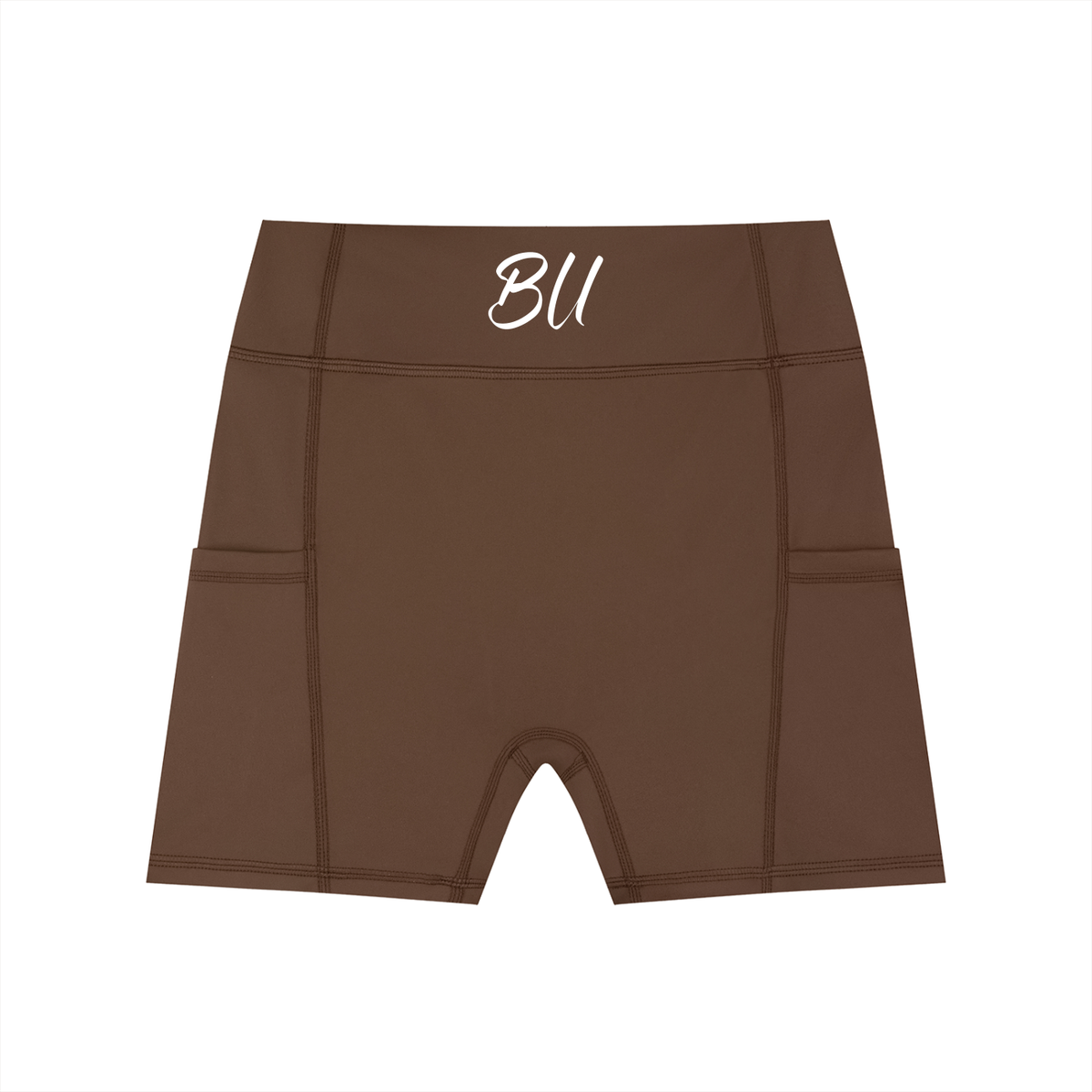 Women's High-Waisted Pocket Biker Shorts