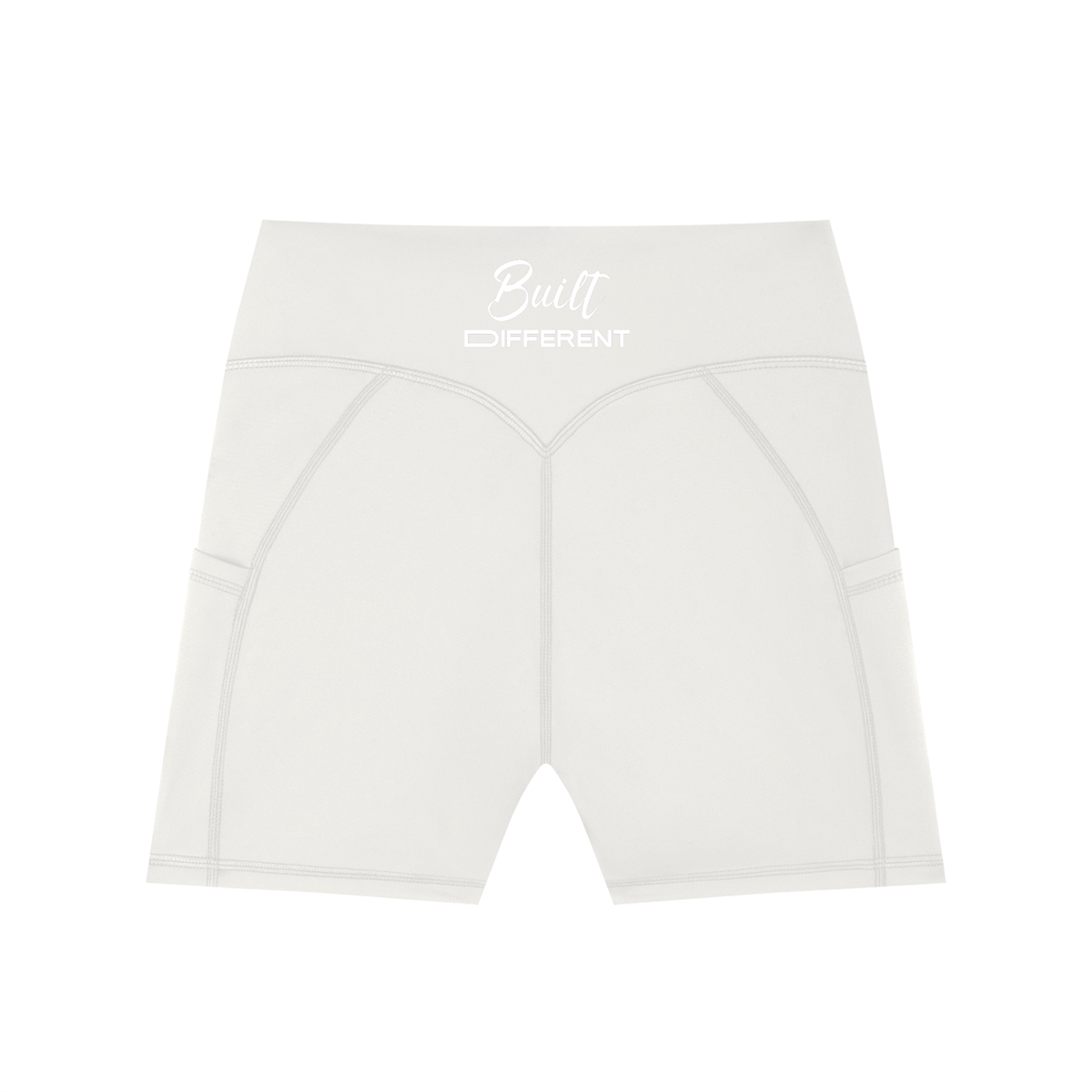 Women's High-Waisted Pocket Biker Shorts