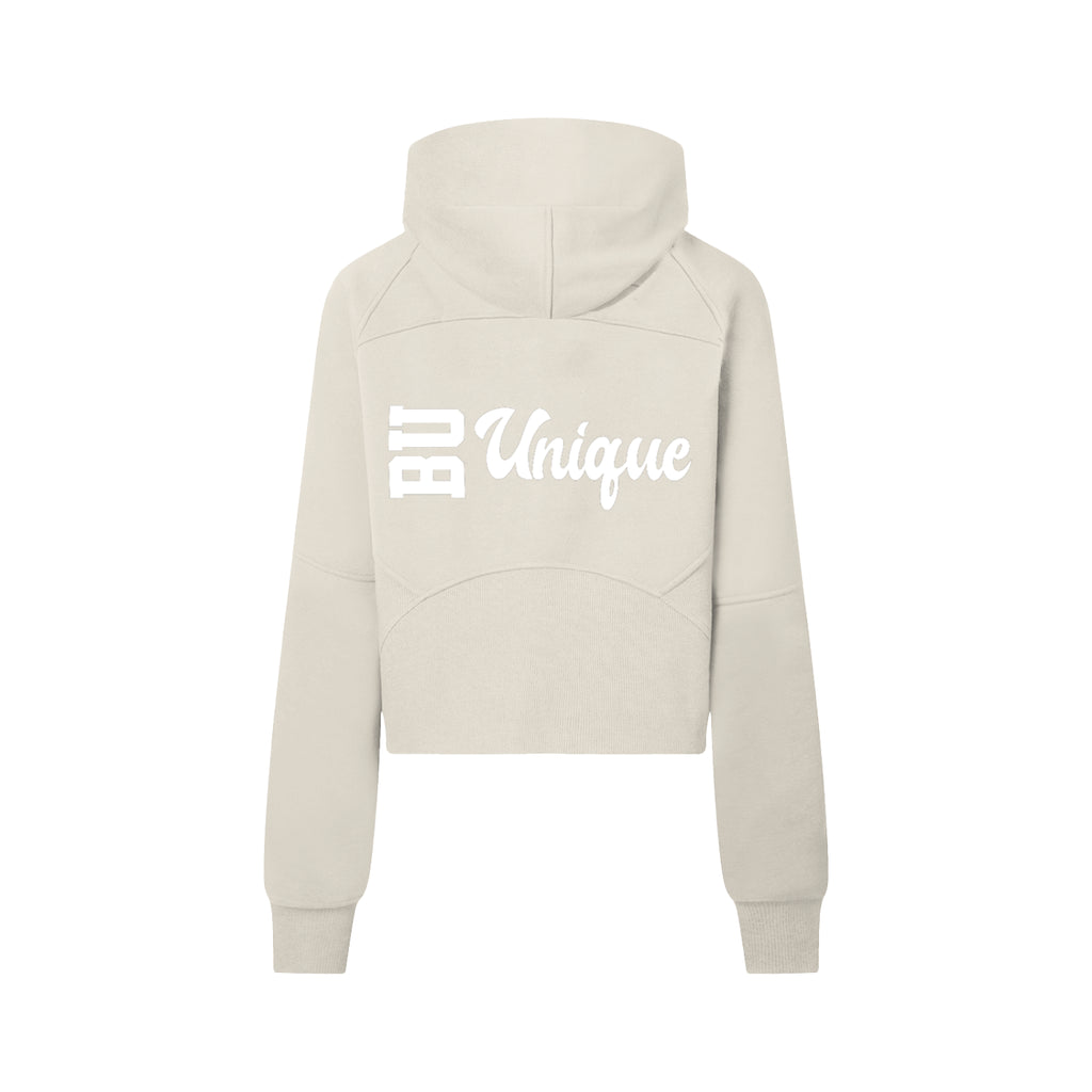 Cropped Half-Zip Hoodie