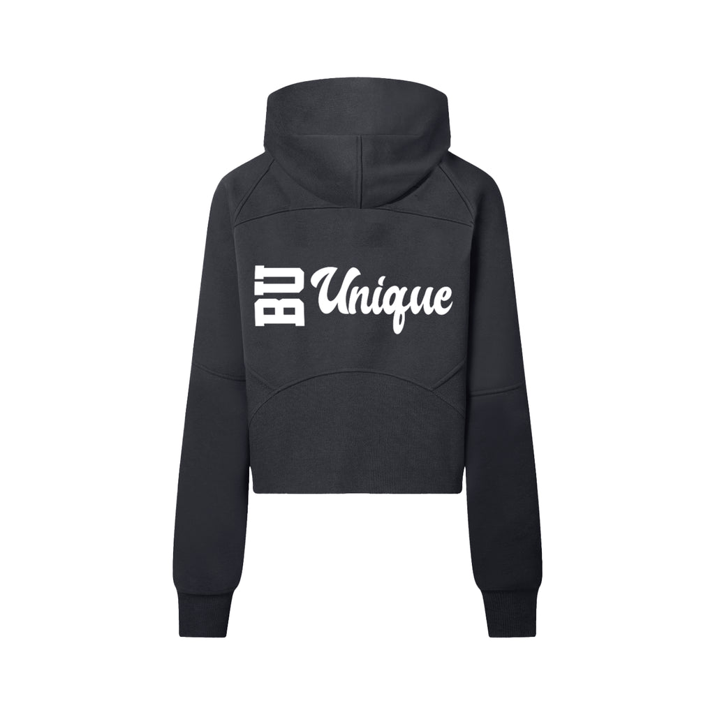 Cropped Half-Zip Hoodie