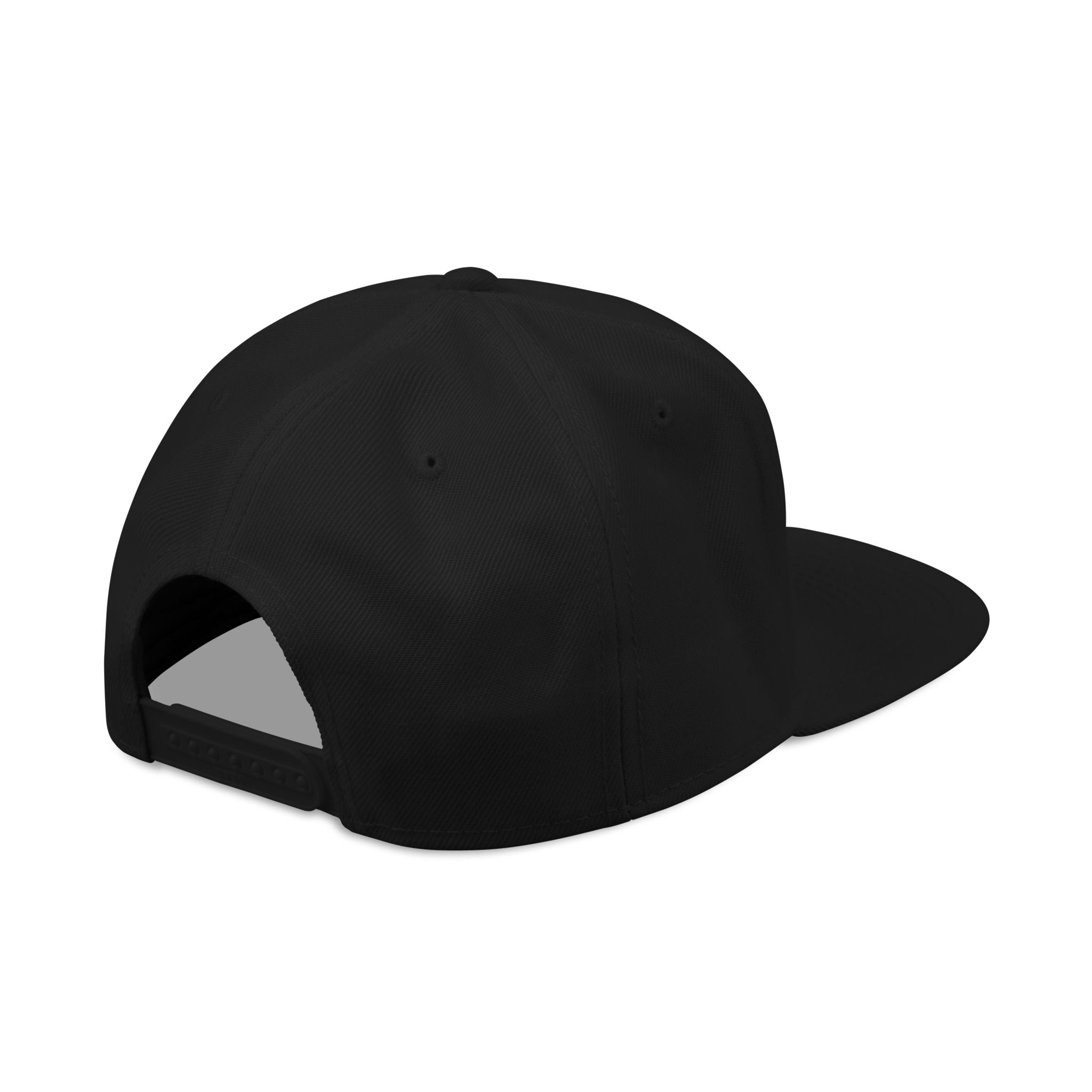 Snapback Hat - 'Built Different' Embroidered Flat Brim Cap