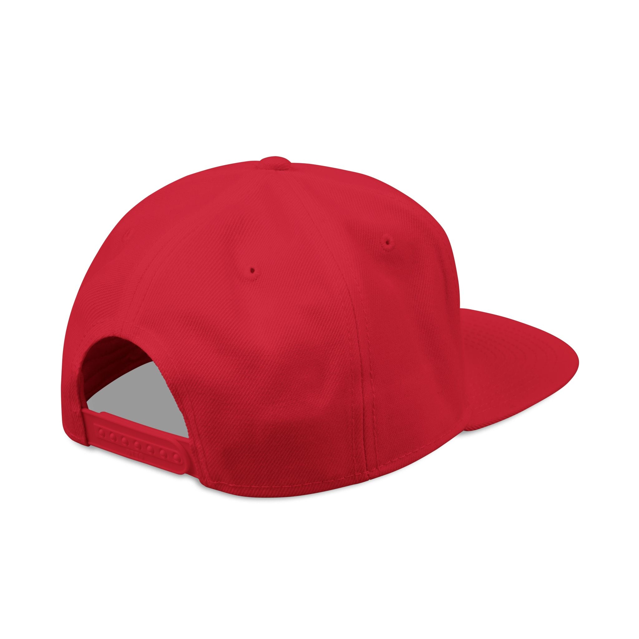 Snapback Hat - 'Built Different' Embroidered Flat Brim Cap