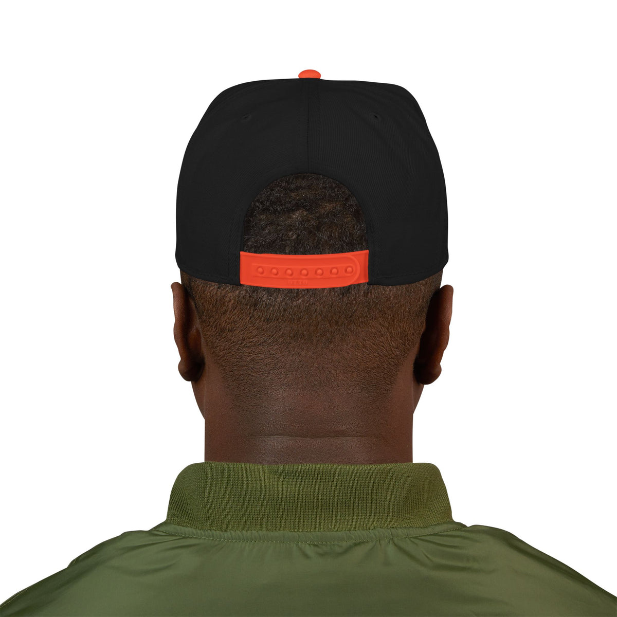 Snapback Hat - 'Built Different' Embroidered Flat Brim Cap