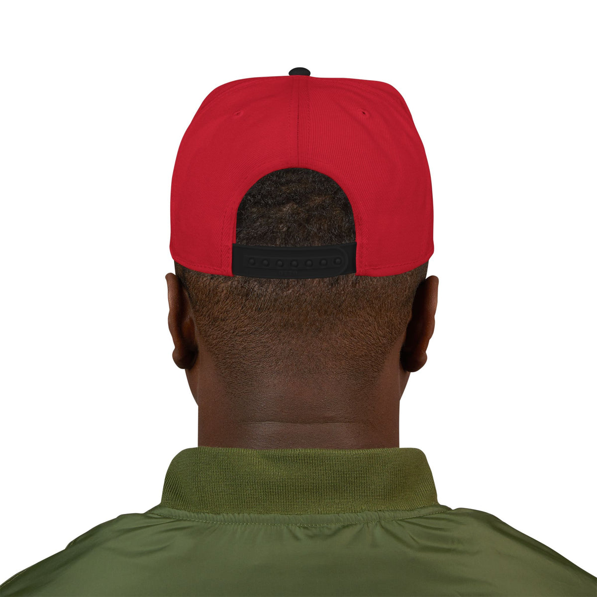 Snapback Hat - 'Built Different' Embroidered Flat Brim Cap
