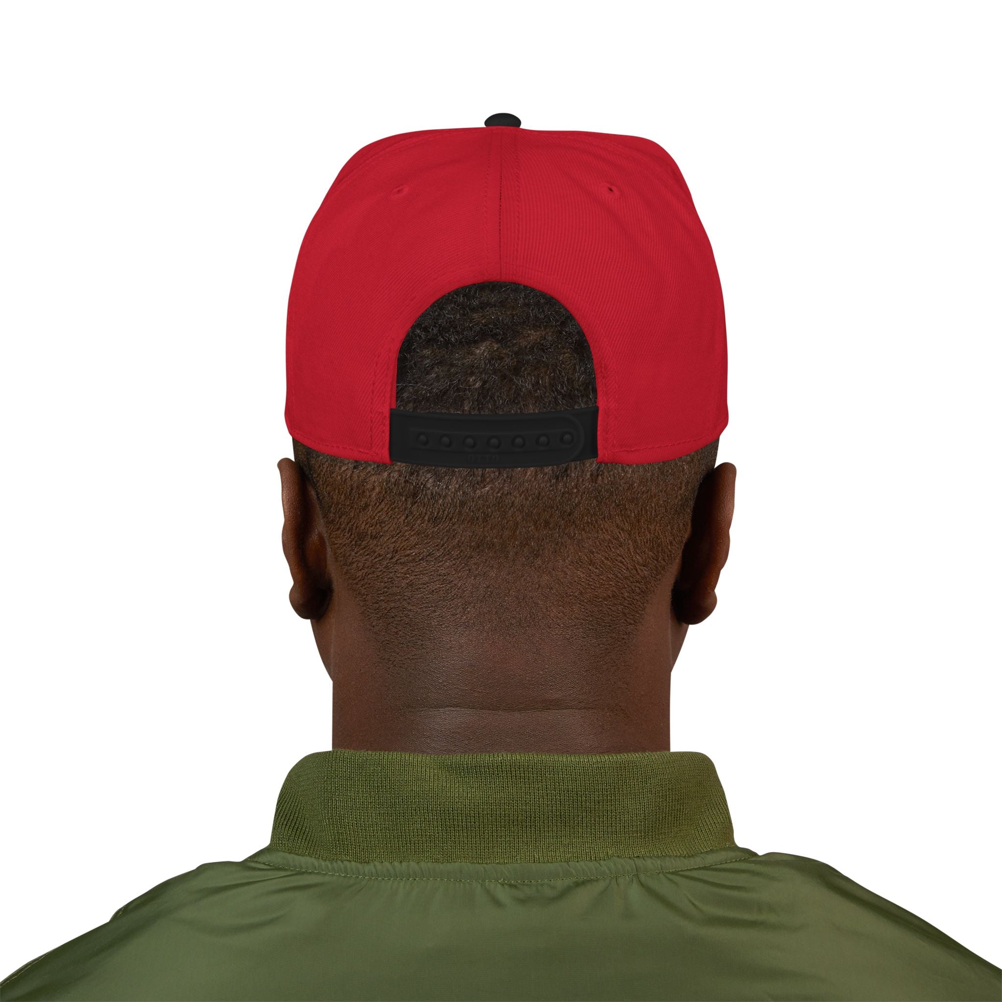 Snapback Hat - 'Built Different' Embroidered Flat Brim Cap