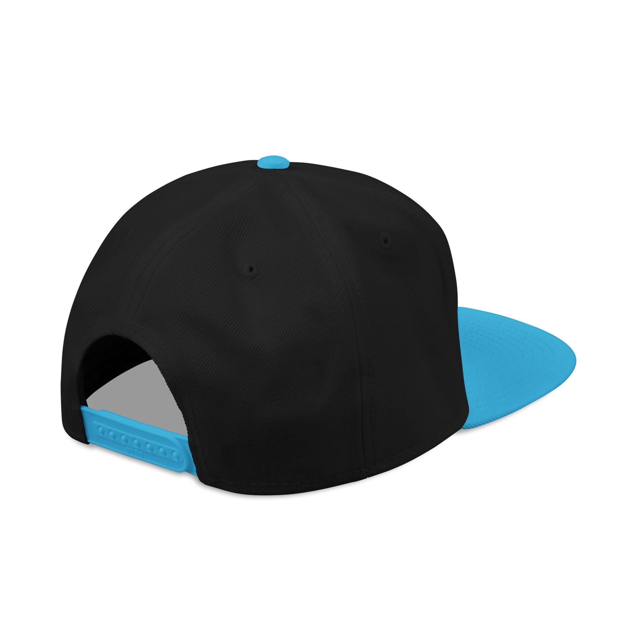 Snapback Hat - 'Built Different' Embroidered Flat Brim Cap