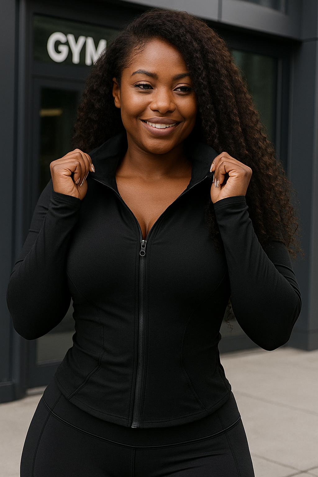 Be Unique slim-fit quick-drying yoga Jacket