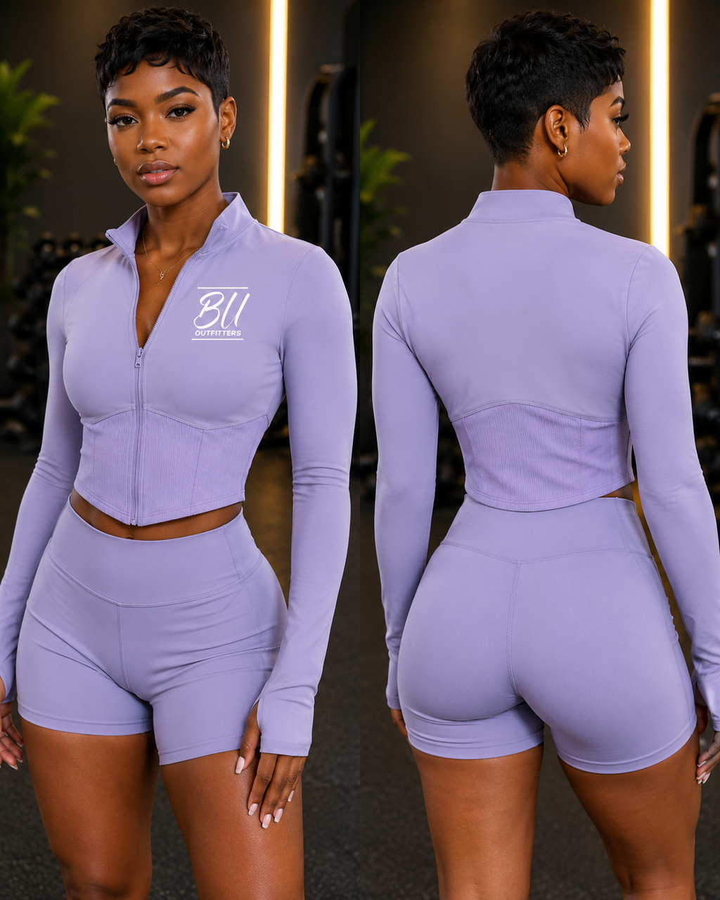 Women's Slim Fit Full-Zip Yoga Jacket