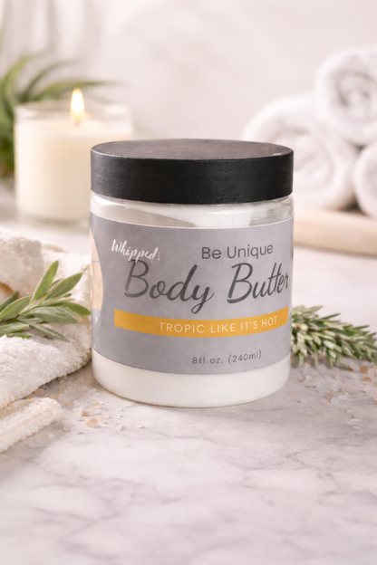 Scented Whipped Body Butter “Hydrate deeply. Glow naturally. Be Scented • Be Seen • Be Unique.”