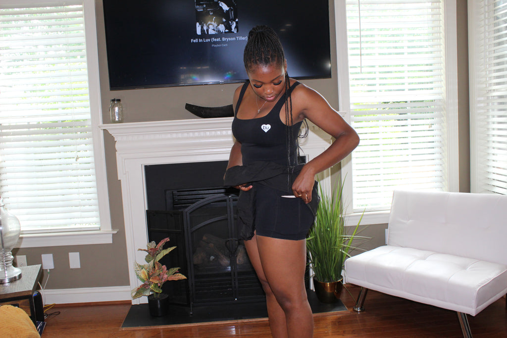 Be Unique Skorts Tennis Set With pocket