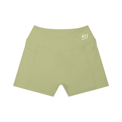Women’s High Rise Pocket Yoga Shorts