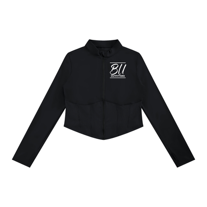 Women's Slim Fit Full-Zip Yoga Jacket