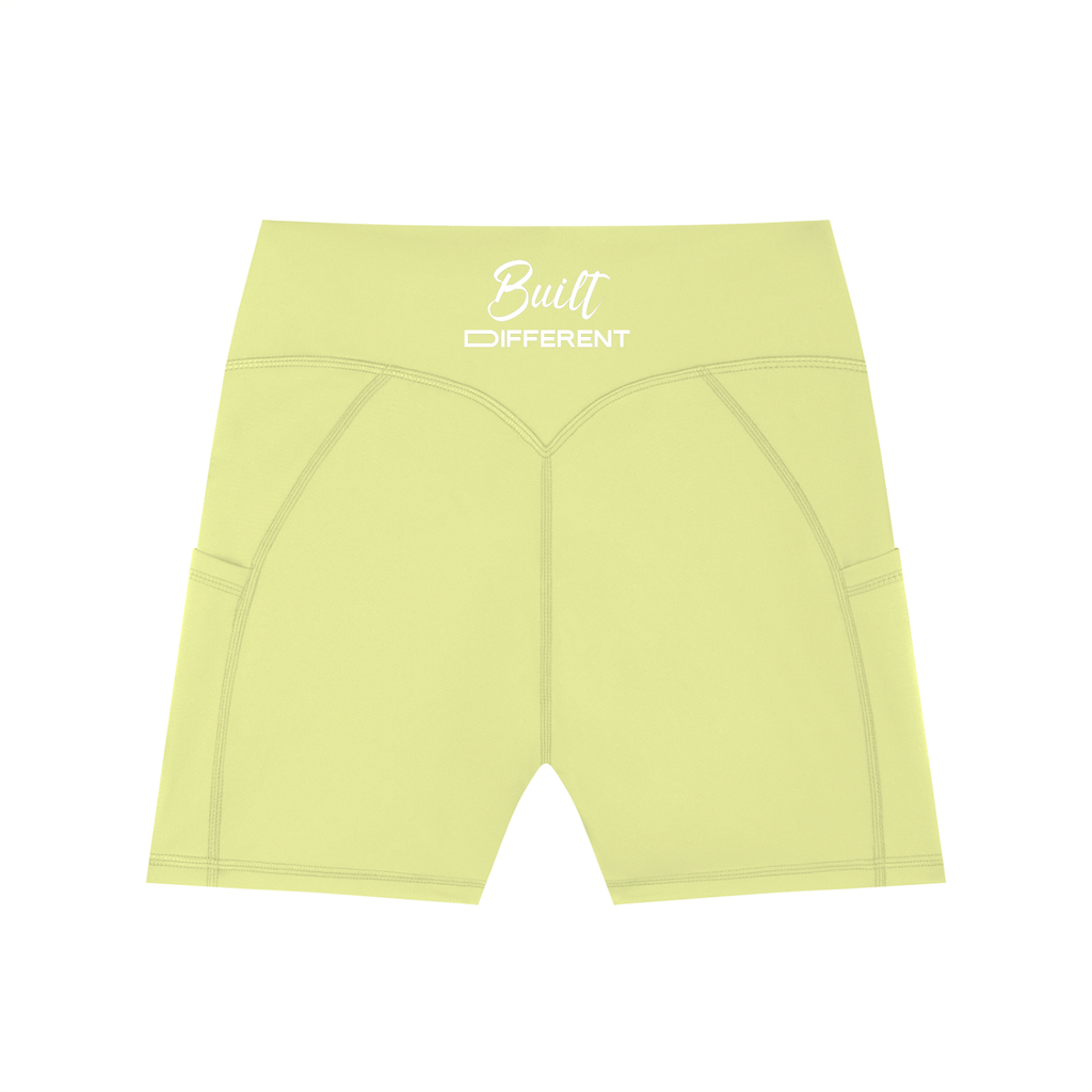 Women's High-Waisted Pocket Biker Shorts