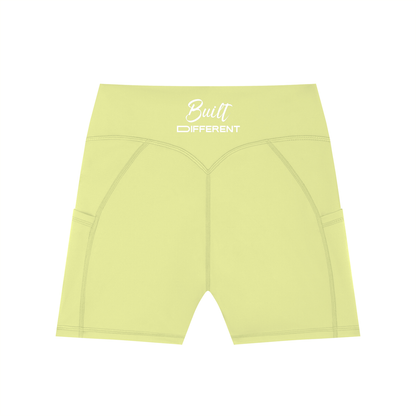 Women's High-Waisted Pocket Biker Shorts