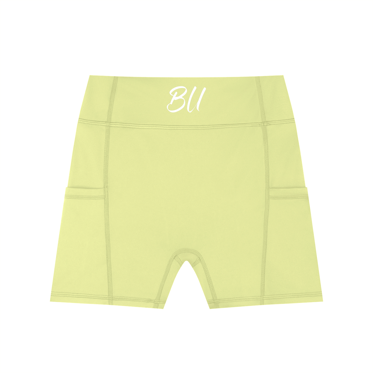 Women's High-Waisted Pocket Biker Shorts
